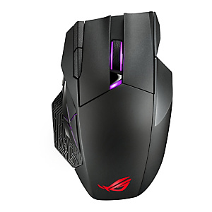 Asustek ASUS ROG Spatha X, mano derecha, Óptico, RF Wireless+USB Type-A, 19000 DPI, Negro 90MP0220-BMUA00 Asustek ASUS ROG Spatha X, mano derecha, Óptico, RF Wireless+USB Type-A, 19000 DPI, Negro 90MP0220-BMUA00