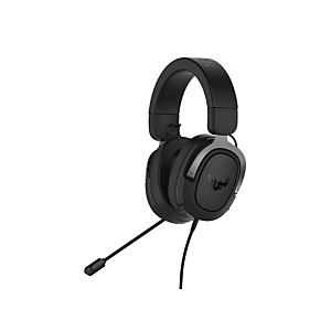 Asustek ASUS TUF Gaming H3, Auriculares, Diadema, Juego, Negro, Gris, Binaural, Gun Metal 90YH028G-B1UA00 Asustek ASUS TUF Gaming H3, Auriculares, Diadema, Juego, Negro, Gris, Binaural, Gun Metal 90YH028G-B1UA00