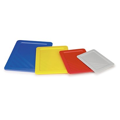 Auflagedeckel für farbige, nestbare Stapelbehälter - 1