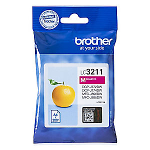 Authentieke inktpatroon BROTHER 3211M magenta voor inkjet printers