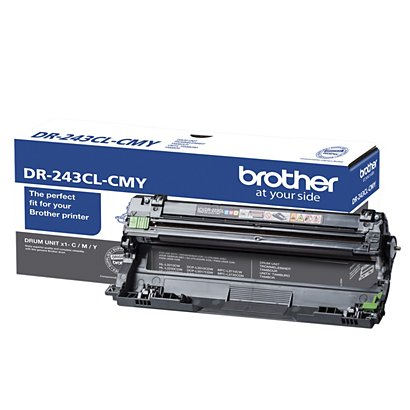 Authentieke inktpatroon BROTHER DR243CL zwart, cyaan, Magenta, geel voor laser printers