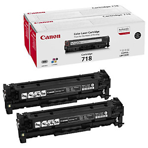 Authentieke inktpatroon CANON 718VP BK zwart voor laser printers