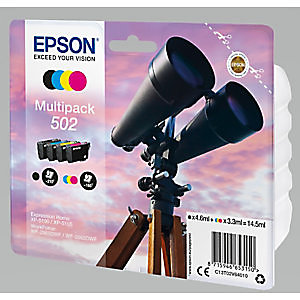 Authentieke inktpatroon EPSON Epson 502 cyaan, geel, Magenta voor inkjet printers