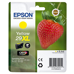 Authentieke inktpatroon EPSON Fraise 29XL geel voor inkjet printers