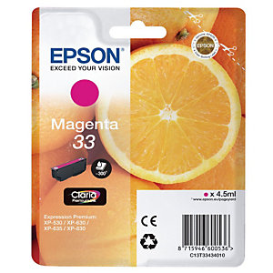 Authentieke inktpatroon EPSON Orange 33 M magenta voor inkjet printers