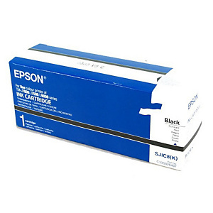 Authentieke inktpatroon EPSON SJIC8 zwart voor inkjet printers