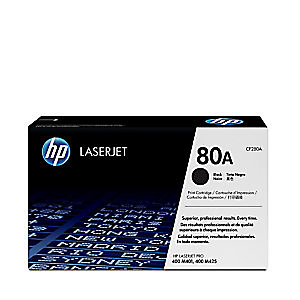 Authentieke inktpatroon HP 80A zwart voor laser printers