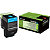 Authentieke inktpatroon LEXMARK 80C2XCE cyaan voor laser printers - 1