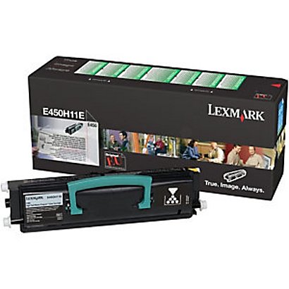 Authentieke inktpatroon LEXMARK E450H11E zwart voor laser printers