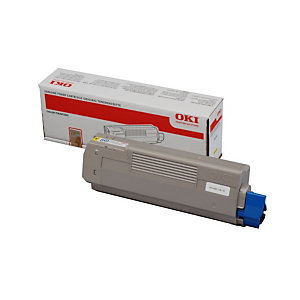 Authentieke inktpatroon OKI 44315305 geel voor laser printers