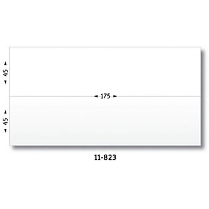 Avery 11823 Etiquettes adhésives blanches pour affranchissement 175 x (2x45) mm - Boîte de 1000