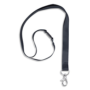 AVERY Boîte de 10 tours de cou avec mousqueton et clip de sécurité. Longueur 44 x largeur 1,5 cm. Noir AVERY Boîte de 10 tours de cou avec mousqueton et clip de sécurité. Longueur 44 x largeur 1,5 cm. Noir