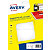 Avery ETE002 Etiquettes multi-usages blanches 80 x 140 mm - Boîte de 32 - 1