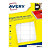 Avery ETE030 Etiquettes multi-usages blanches 19 x 38 mm - Boîte de 480 - 1