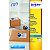 Avery Etichette per indirizzi per pacchi, Per stampanti inkjet, 99,1 x 67,7 mm, 25 fogli, 8 etichette per foglio, Autoadesive, Bianco - 1