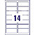 Avery Etichette per indirizzi, Per stampanti inkjet, 99,1 x 38,1 mm, 25 fogli, 14 etichette per foglio, Autoadesive, Bianco - 4