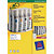 AVERY Extra sterk etiket voor laserprinter, weerbestendig, 210 x 297 mm, 20 vellen, 1 etiket per vel, wit - 2