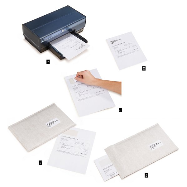 Avery® integrated inkjet and laser shipping labels, 85x45mm, pack of 100 - 2