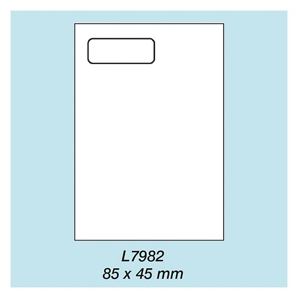 Avery® integrated inkjet and laser shipping labels, 85x45mm, pack of 100 - 3