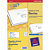 Avery J8159 Etiquettes adresses imprimantes jet d'encre 63,5 x 33,9 mm - 25 feuilles - 600 étiquettes - 4