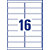 Avery J8162 Etiquettes adresses blanches jet d'encre 99,1 x 33,9 mm - Boîte de 400 - 2