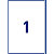 Avery J8167 Etiquettes adresses blanches jet d'encre 199,6 x 289,1 mm - Boîte de 25 - 2