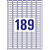 Avery (L4731REV-25) Etiquetas removibles láser cantos romos 25,4 x 10 mm. 189 etiquetas/hoja - 2