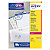 Avery L7161 Etiquettes adresses blanches laser 63,5 x 46,6 mm - Boîte de 1800 - 1