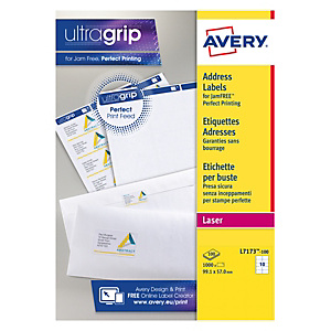 Avery (L7173-100) Etiquetas para impresora láser 99,1 x 57 mm Avery (L7173-100) Etiquetas para impresora láser 99,1 x 57 mm
