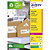 Avery LR7159 Etiquettes auto-adhésives d'adresses recyclées, faciles à décoller, 63,5 X 33,9 mm - 100 feuilles, 24 étiquettes par feuilles A4 - Blanches - 1