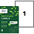 Avery LR7167 Etiquettes adresses blanches 100% recyclées 199,6 x 289,1 mm - Boîte de 100 - 2
