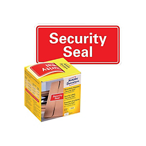 AVERY Zweckform Etichette prestampate in rotolo antimanomissione, Security Seal VOID, 78 x 38 mm, 100 etichette per rotolo AVERY Zweckform Etichette prestampate in rotolo antimanomissione, Security Seal VOID, 78 x 38 mm, 100 etichette per rotolo