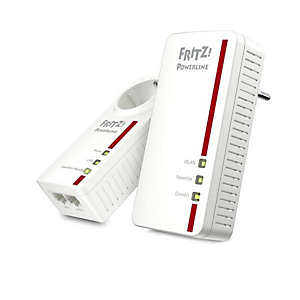 AVM, Adattatori ethernet, Fritzpowerline 1260e wlan set, 20002819 AVM, Adattatori ethernet, Fritzpowerline 1260e wlan set, 20002819