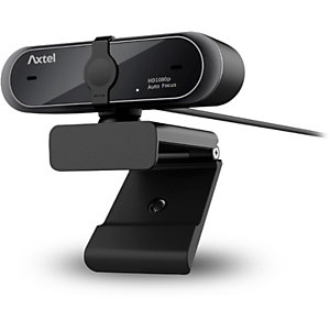 Axtel Webcam AX-FHD 1080P Full HD - Microphone intégré - Filaire USB - Noire