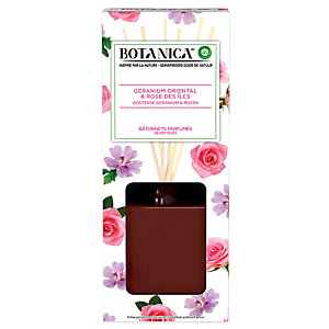 Bâtonnets parfumés Air Wick Botanica rose et géranium 80 ml