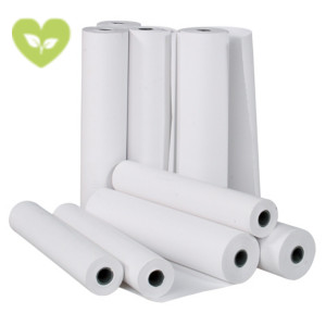 Sa.Ba.cart Carta per fax in rotolo, 210 mm x 50 m, Ø anima in plastica 25 mm (confezione 6 pezzi) Sa.Ba.cart Carta per fax in rotolo, 210 mm x 50 m, Ø anima in plastica 25 mm (confezione 6 pezzi)