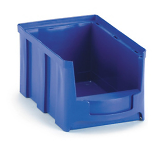 Bac à bec plastique grande ouverture bleu 10 l
