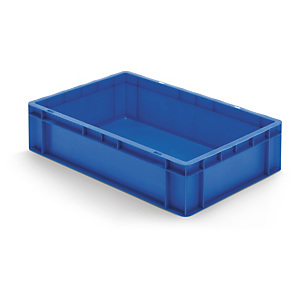 Bac gerbable bleu norme europe plein Bac gerbable bleu norme europe plein
