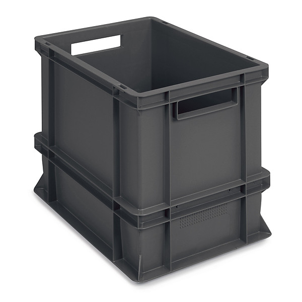 Bac gerbable économique norme UE 400x300x320 mm - 1