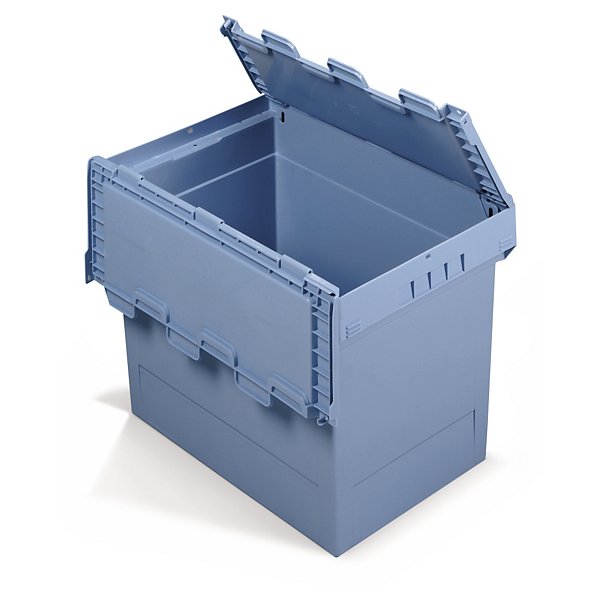 Bac gerbable et emboîtable à couvercle solidaire 610x400x290mm - 2