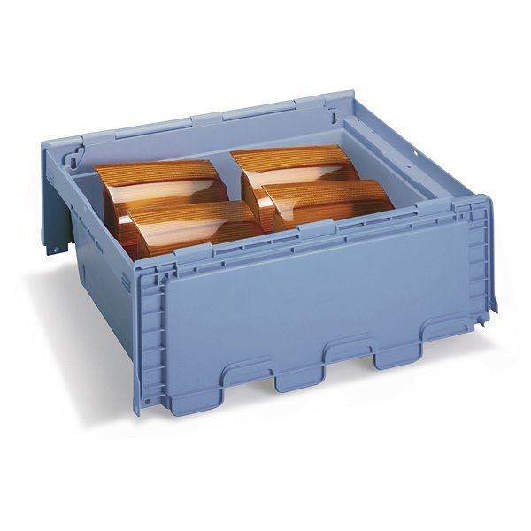 Bac gerbable et emboîtable à couvercle solidaire 610x400x290mm - 5