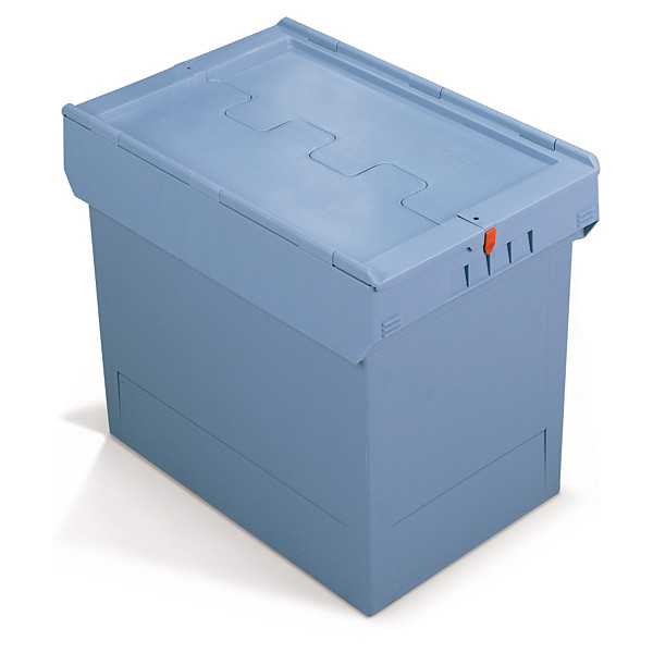 Bac gerbable et emboîtable à couvercle solidaire 610x400x290mm - 1