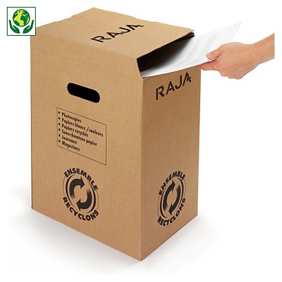 Bac à papier 70 % recyclé Raja