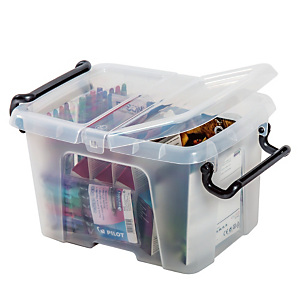 Bac de rangement multi-usages Strata by CEP 40L transparent Bac de rangement multi-usages Strata by CEP 40L transparent