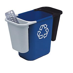 Bac séparateur gris 4,5 L pour corbeille tri sélectif Rubbermaid Bac séparateur gris 4,5 L pour corbeille tri sélectif Rubbermaid