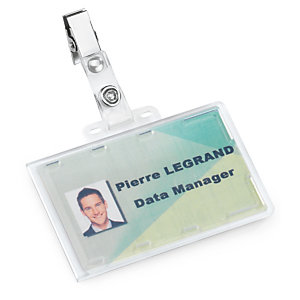Badge rigide pour carte magnétique 92x57 mm