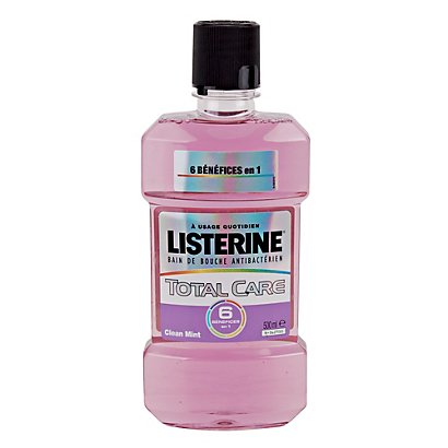 Bain de bouche Listérine Total Care, flacon de 500 ml