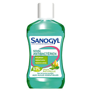 Bain de bouche Sanogyl antibactérien, flacon de 500 ml