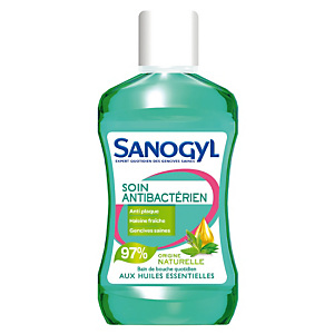 Bain de bouche Sanogyl antibactérien, flacon de 500 ml Bain de bouche Sanogyl antibactérien, flacon de 500 ml