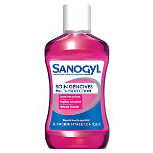 Bain de bouche Sanogyl soin multi-protection, flacon de 500 ml